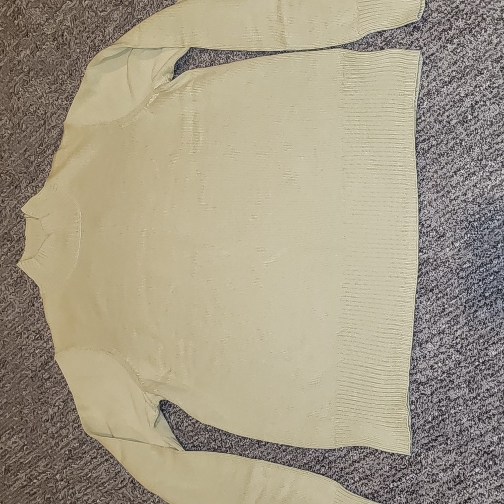 NWT Old Navy Women's Pullover Mock Turtleneck Sweater Seagrass Size S PTP 20 In - Picture 2 of 7